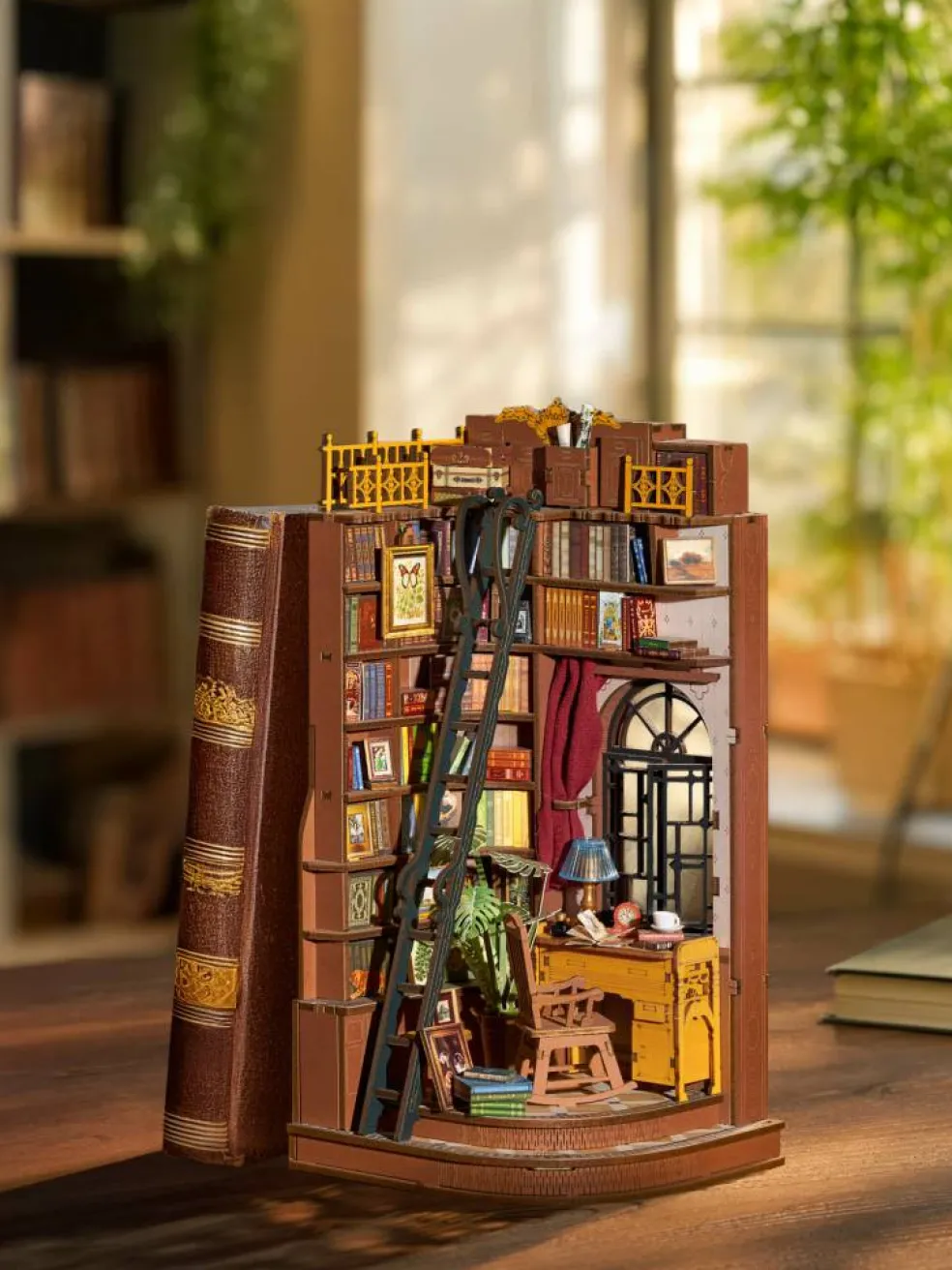 Rolife® Silent Corner Study DIY Book Nook Shelf Insert Kit