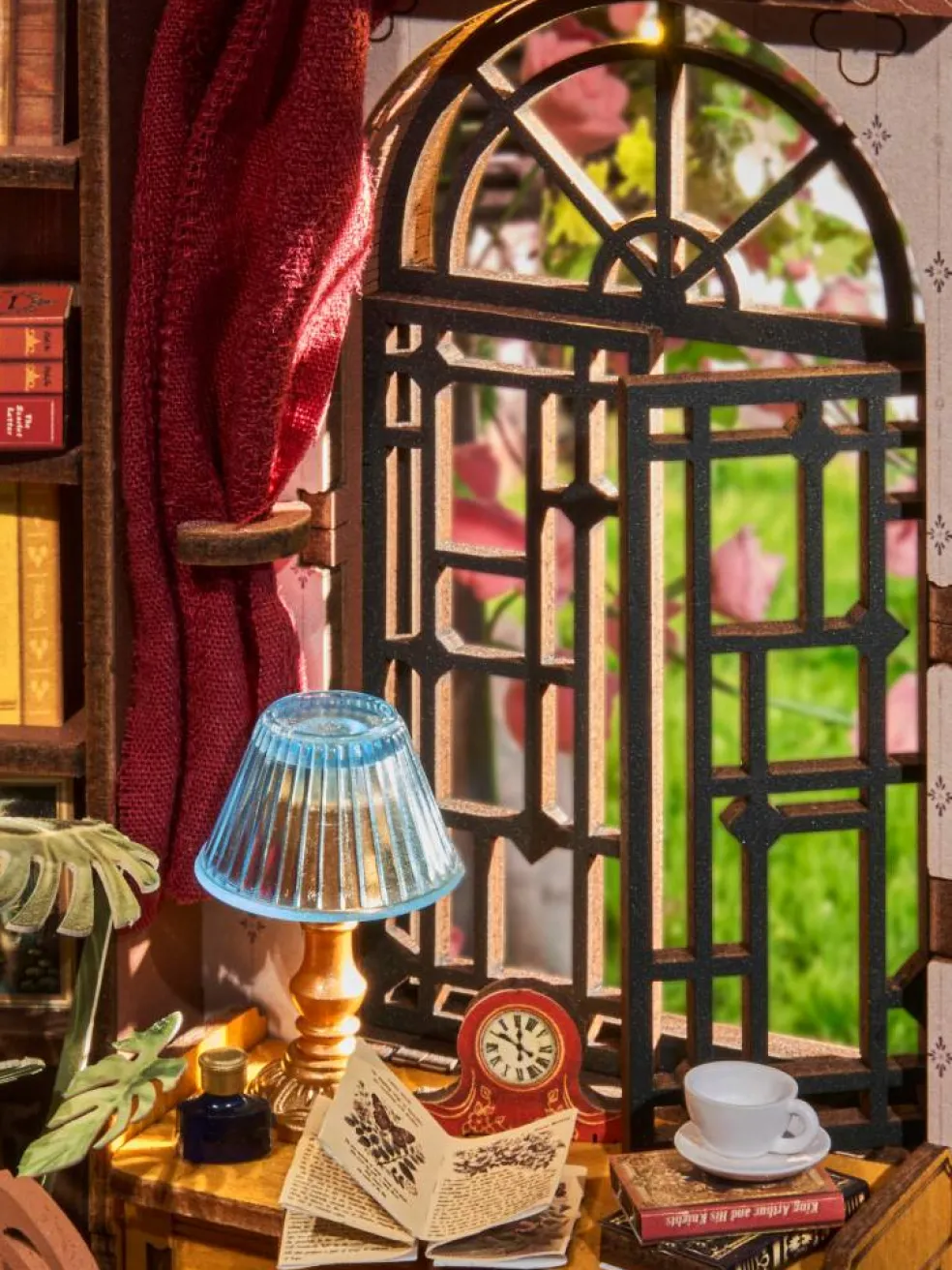 Rolife® Silent Corner Study DIY Book Nook Shelf Insert Kit