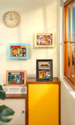 Rolife® Story Frames Sweet Scoopery Ice Cream Miniature Diorama Kit