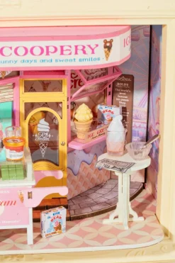 Rolife® Story Frames Sweet Scoopery Ice Cream Miniature Diorama Kit