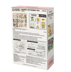 Rolife® Super Creator Double Joy Bubble Tea DIY Miniature Kit