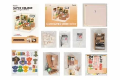 Rolife® Super Creator Fascinating Book Store DIY Miniature Kit