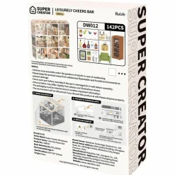 RolifeĀ® Super Creator Leisurely Cheers Bar DIY Miniature Kit