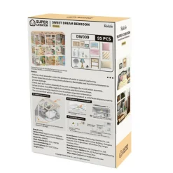 RolifeĀ® Super Creator Sweet Dream Bedroom DIY Miniature Kit