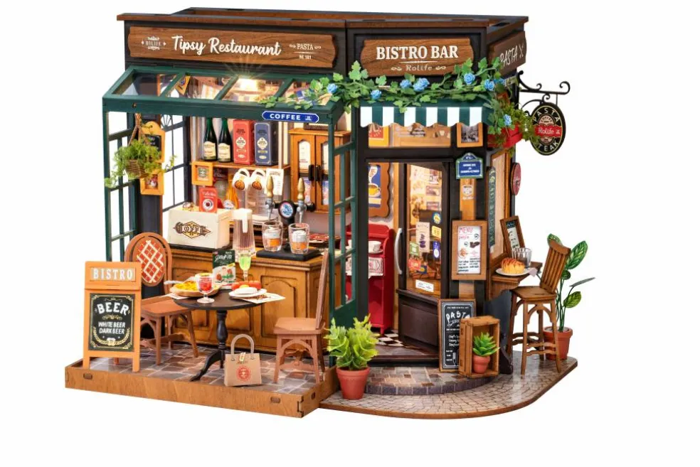 Rolife® Tipsy Restaurant DIY Miniature House Kit