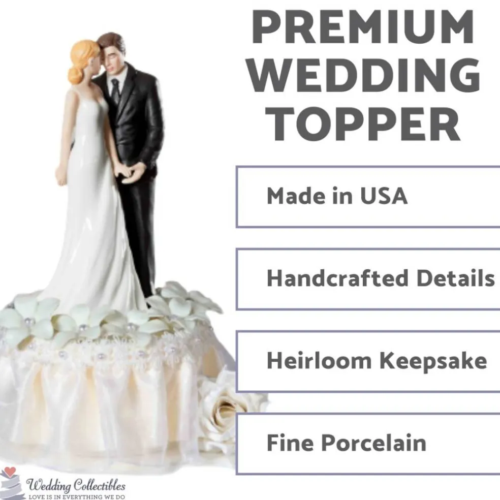 Romantic Stephanotis Cake Topper