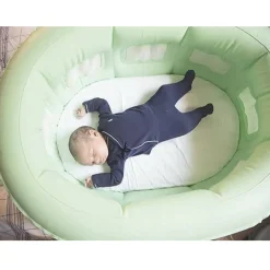 Room to Grow Green 4-in-1 Portable Inflatable Baby Bathinet