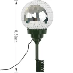 8" Rotating Disco Ball Lighted Tree Topper by Ashland®