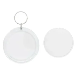Round Clear Plastic Keychains, 16ct. by Creatology™