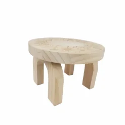 Round Floral DIY Wood Plant Stand Décor by Make Market®