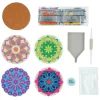 Round Mandala Diamond Art Coaster Kit by Make Market®