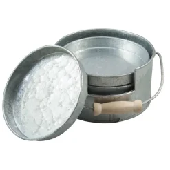 Round Metal Coasters Set of 4 Accessory