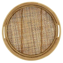 13.75" Round Rattan Tray by Ashland®