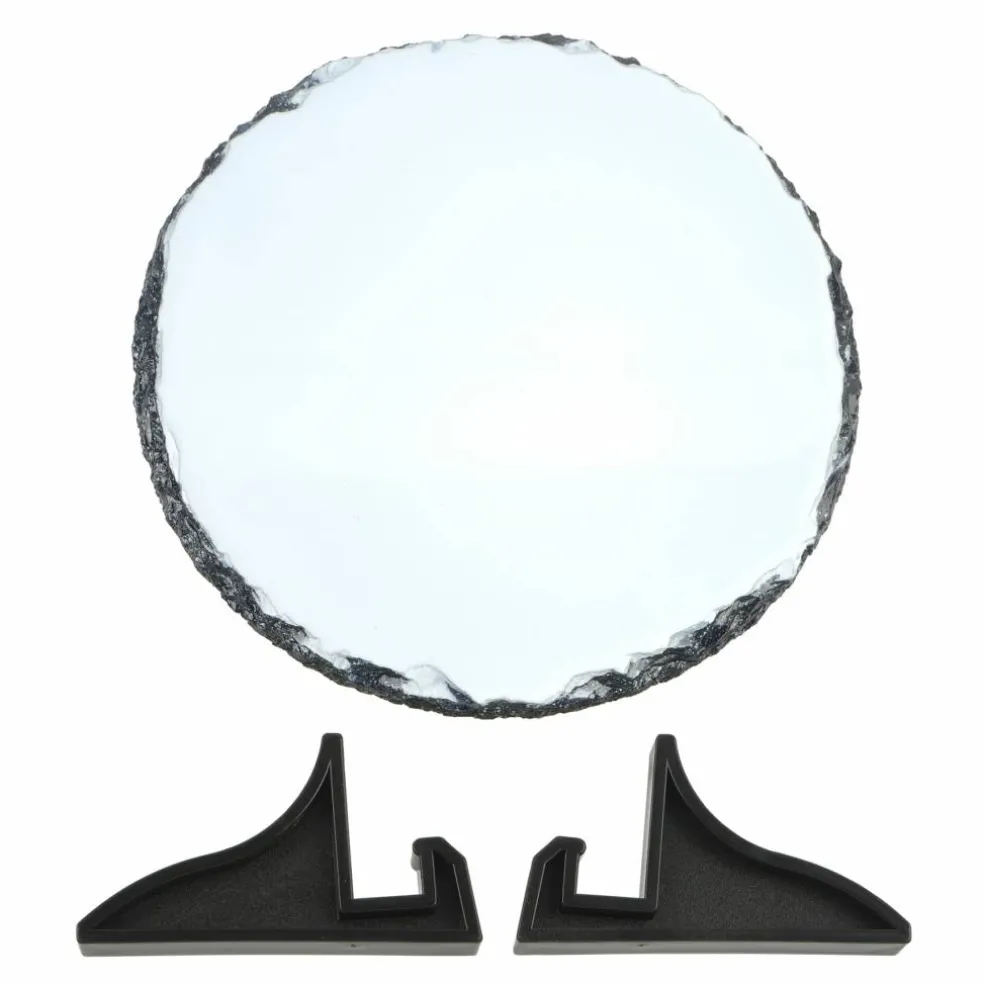 6" Round Slate Sublimation Blank by Make Market®