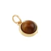 Round Tiger's Eye Charm by Bead Landing™