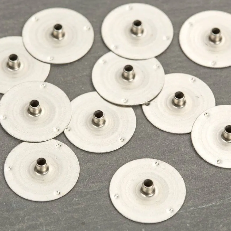 Round Wick Tabs for Candlemaking (Pack of 12)