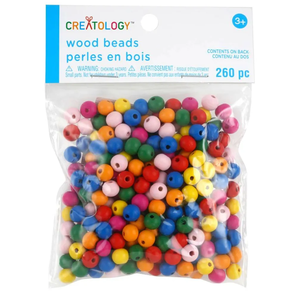 Round Wood Beads by Creatology™
