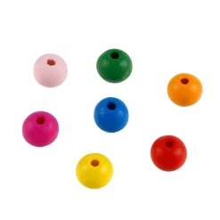 Round Wood Beads by Creatology™