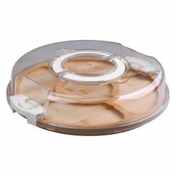 Round Wood Snackle Box by Makery™