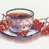 Rowanberry Tea 1452 Counted Cross Stitch Kit