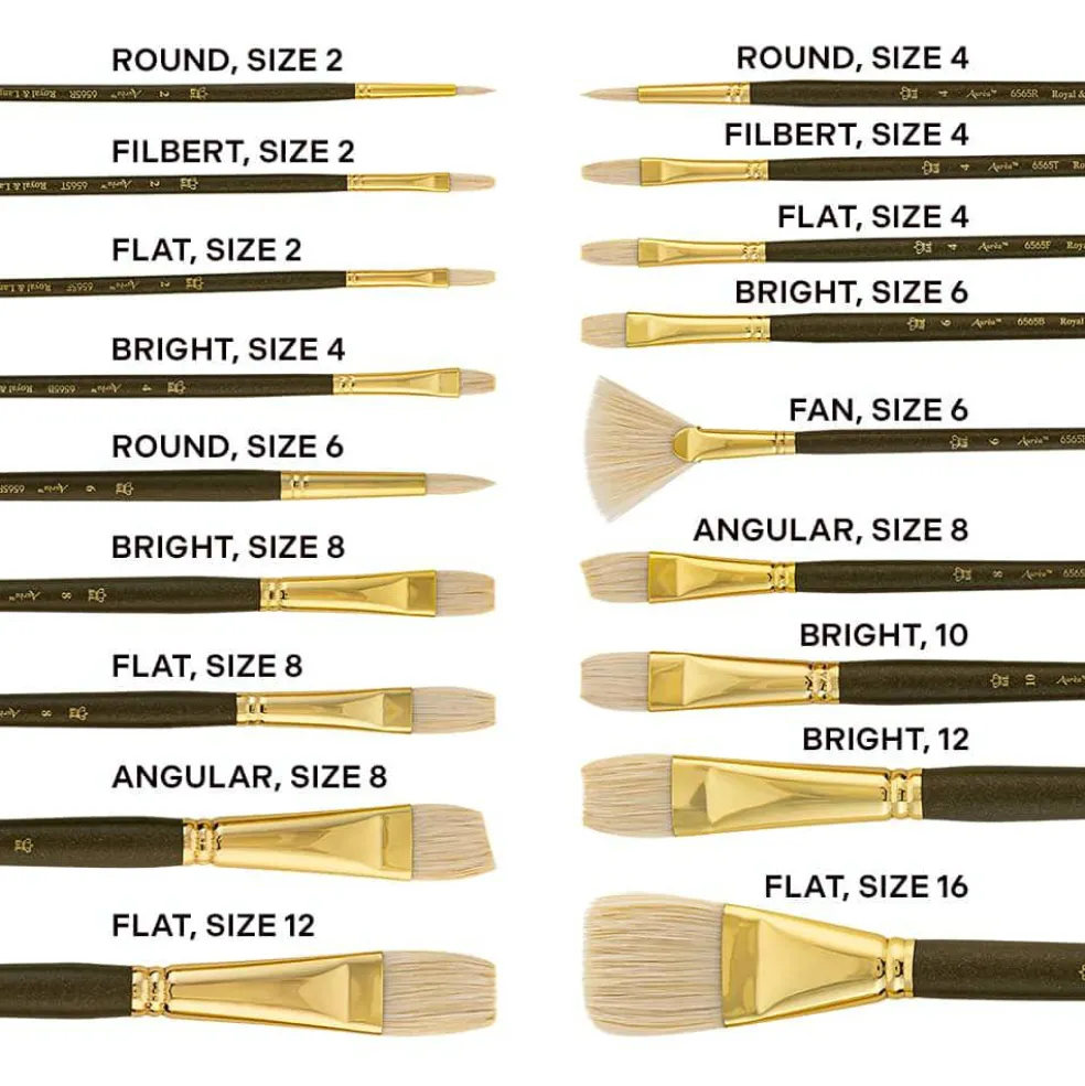 Royal & Langnickel® Aurèa™ Fine Artist Studio Brush Set