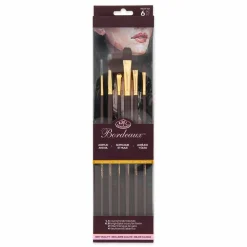 Royal & Langnickel® Bordeaux™ Round/Bright Variety Brush Set