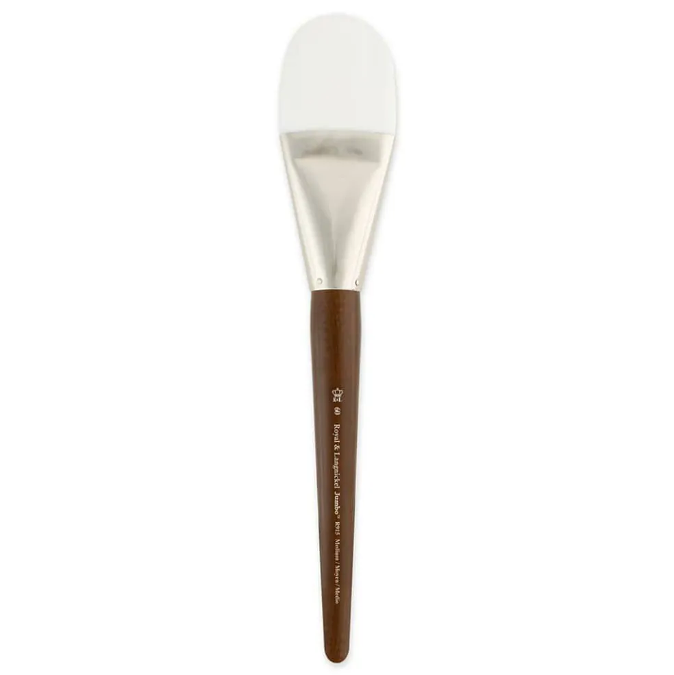 Royal & Langnickel® Jumbo™ White Taklon Filbert Brush