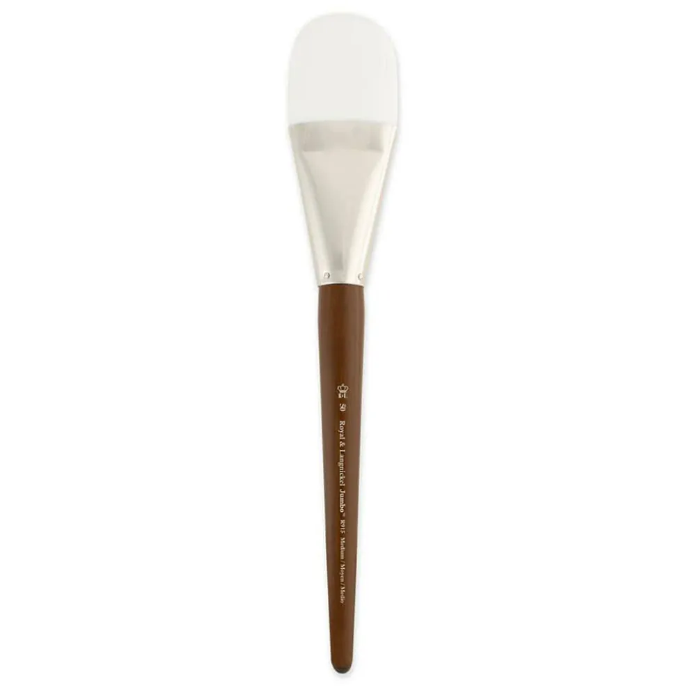 Royal & Langnickel® Jumbo™ White Taklon Filbert Brush