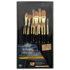 Royal & Langnickel® Kolinsky Elite Pro™ Fine Artist Studio Brush Set