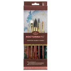 Royal & Langnickel® Nocturna Pro™ Round & Scrubber Variety Brush Set