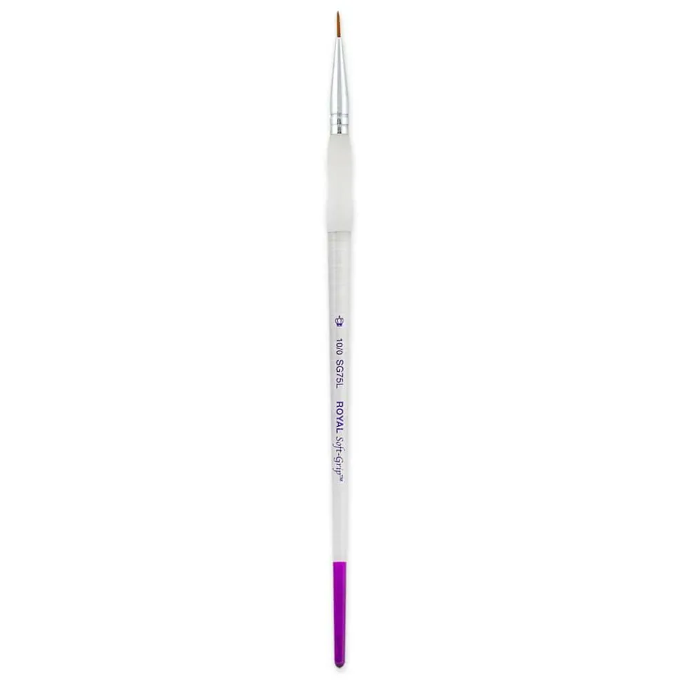 Royal & Langnickel® Soft-Grip™ Synthetic Sable Short Liner Brush