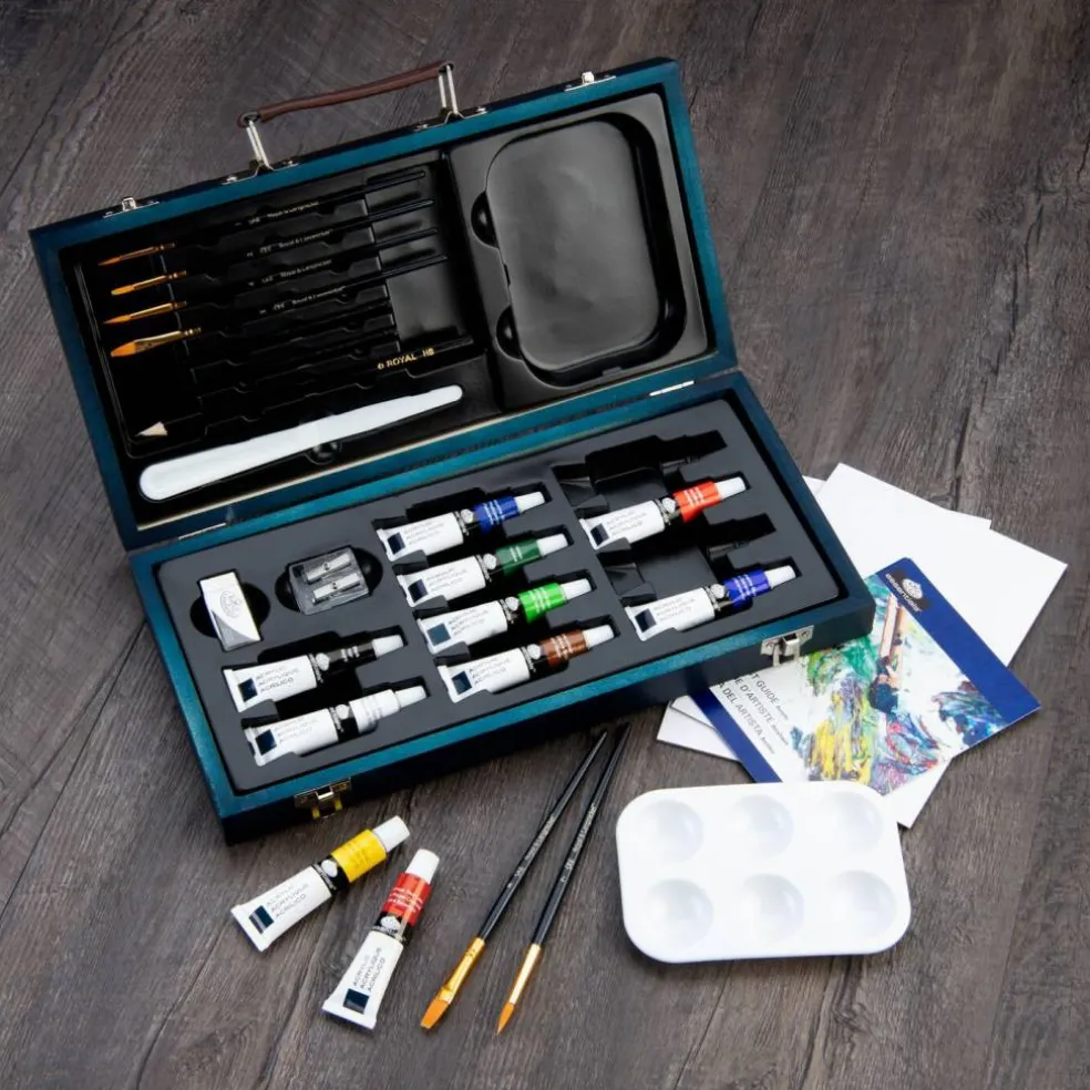 RSET-ACR3000 | Essentials™ 25pc Acrylic Painting Travel Art Set