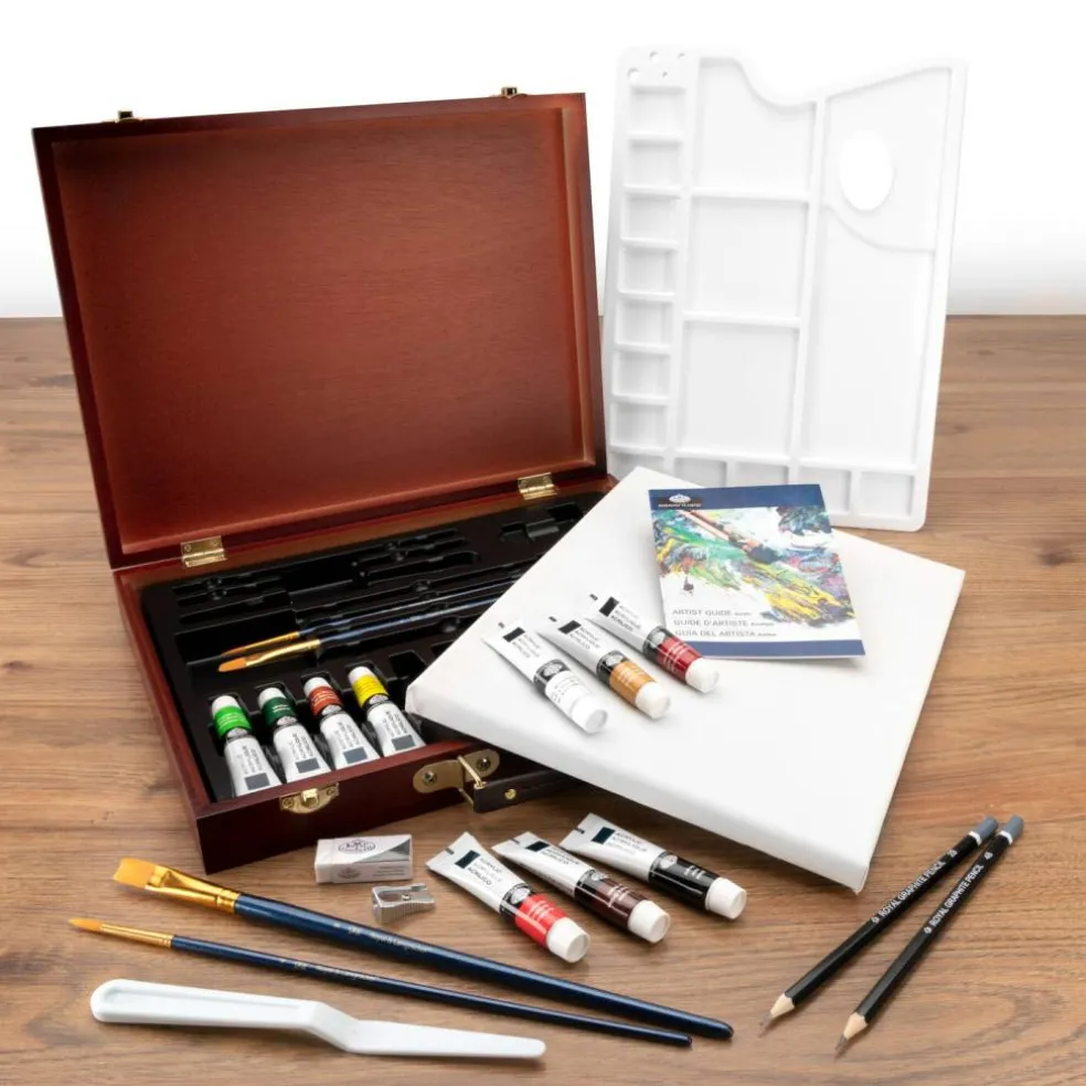 RSET-ACR2030 | Essentials™ 25pc Acrylic Painting Travel Art Set