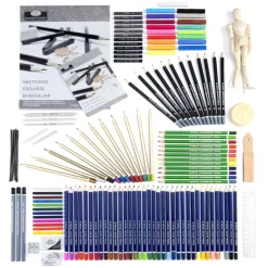 RSET-ART8100 | Essentials™ 134pc Sketching & Drawing Box Art Set