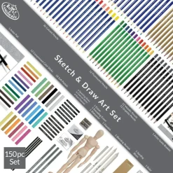 RSET-ART8100 | Essentials™ 134pc Sketching & Drawing Box Art Set