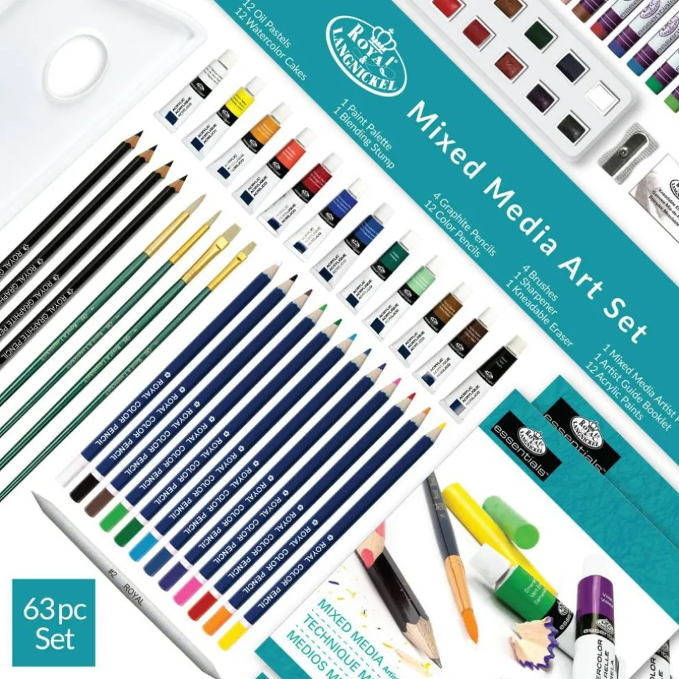 RSET-ART2920 | Mixed Media Art Set - 63pc