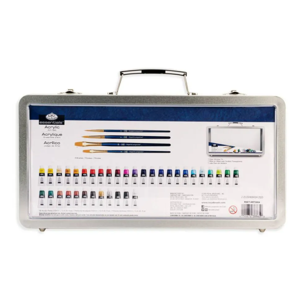 RSET-ART3004 | 41pc 12 ml Acrylic Paint Tin Art Set