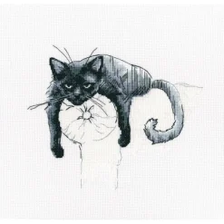 RTO Among Black Cats Cross Stitch Kit