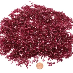 Ruby Red Reflective Crushed Glass