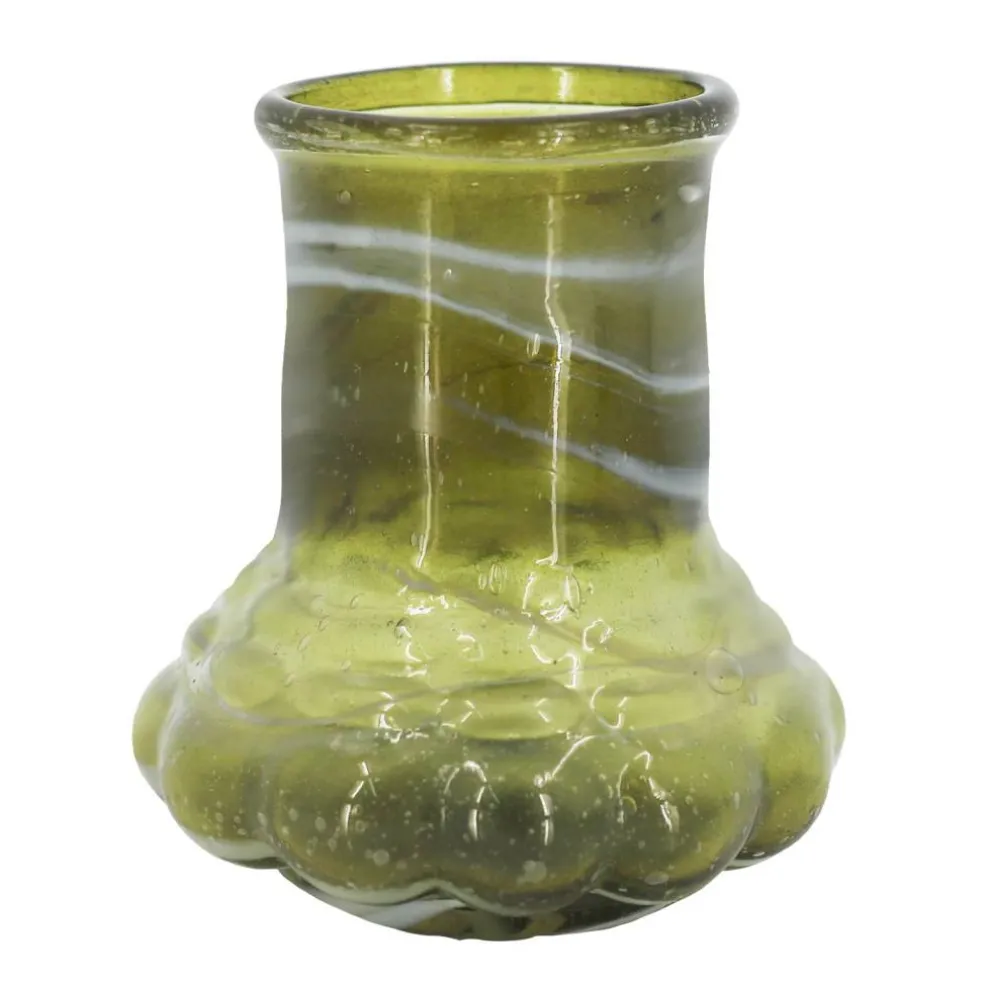 3" Ruffle Swirl Decorative Glass Container by Ashland®