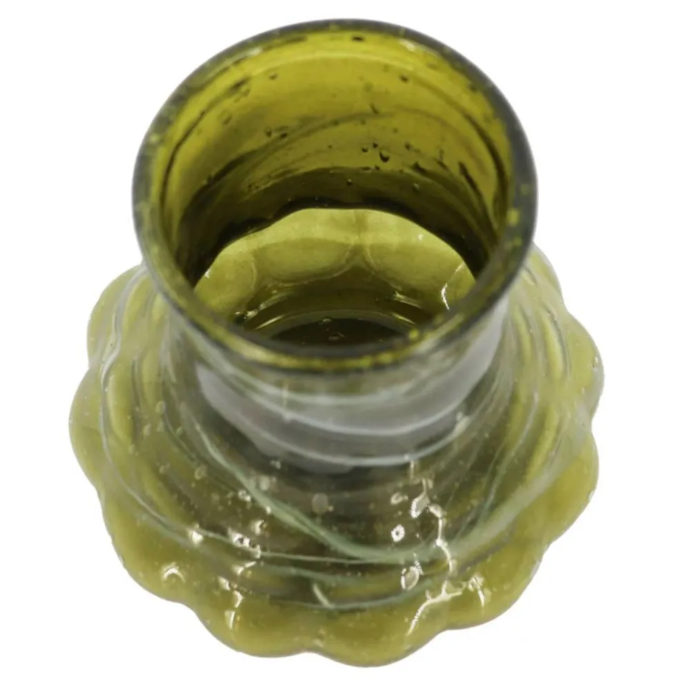 3" Ruffle Swirl Decorative Glass Container by Ashland®