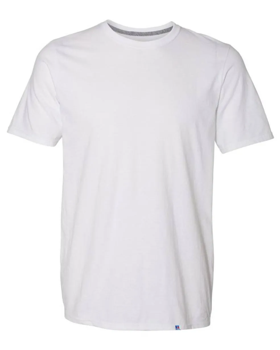 Russell Athletic CVC Performance Short Sleeve T-Shirt Free Shipping