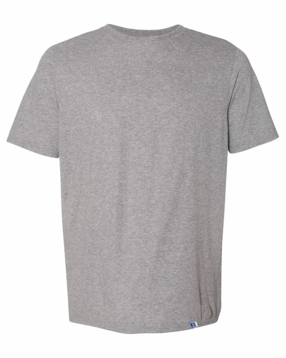 Russell Athletic CVC Performance Short Sleeve T-Shirt Free Shipping
