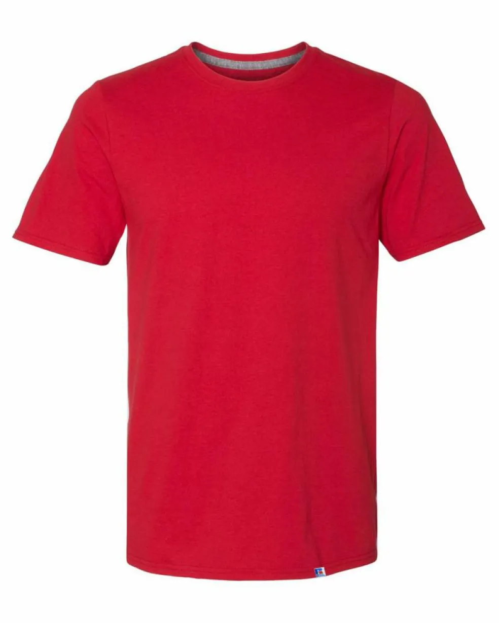Russell Athletic CVC Performance Short Sleeve T-Shirt Free Shipping