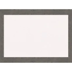 Rustic Plank Narrow Framed Corkboard, White Cork