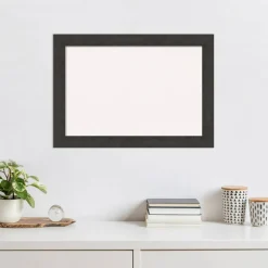 Rustic Plank Narrow Framed Corkboard, White Cork