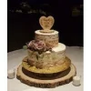 Rustic Wood Happily Ever After Wedding Cake Topper
