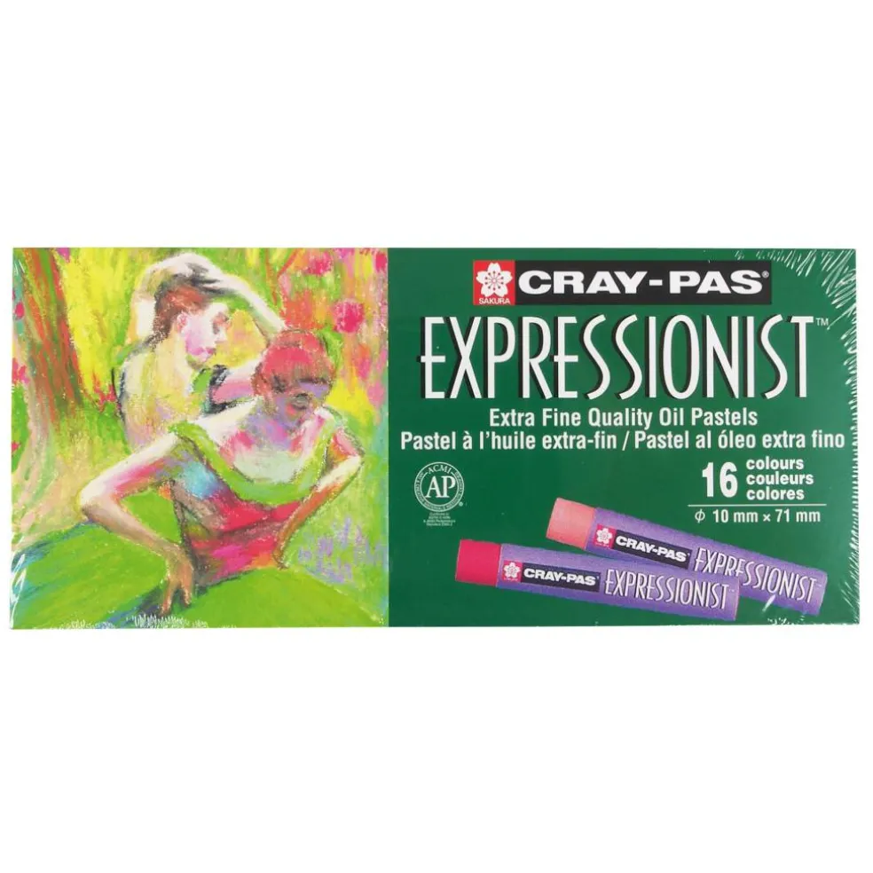 Sakura® Cray-Pas® Expressionist™ 16 Color Extra Fine Quality Oil Pastels