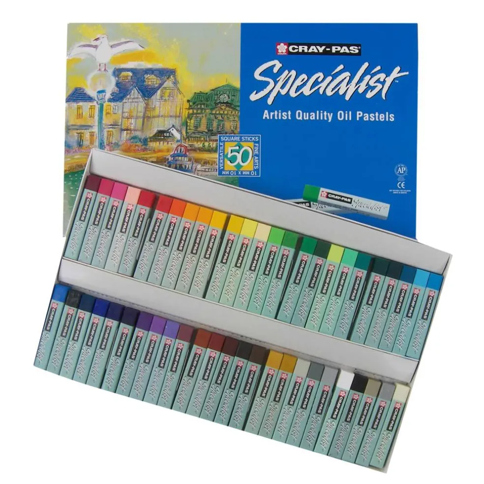 Sakura® Cray-Pas® Specialist™ 50 Color Artist Quality Oil Pastels