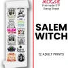 Salem Witch DTF Transfer Gang Sheets - 22x60 Direct-to-Film